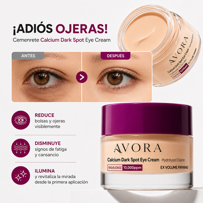 Crema Calcio Avora | Hidrata y Cubre las Ojeras