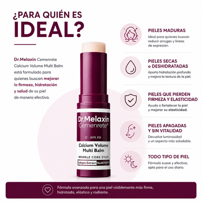 Dr. Melaxin™ Calcium Volume Multi Balm Stick Antiarrugas Reafirmante