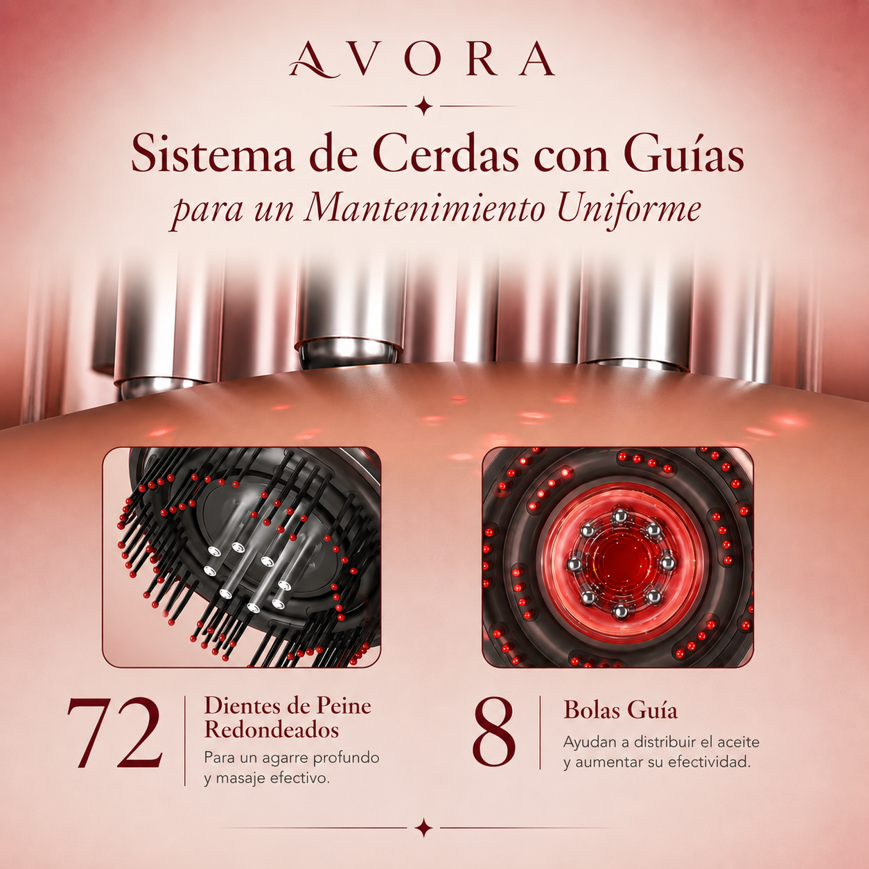 AVORA ScalpPulse™ | Tecnología Capilar Avanzada con Luz Infrarroja