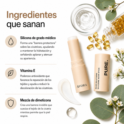 Avora Pure Stick | Elimina cicatrices y marcas de acné