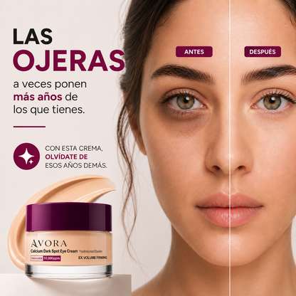 Crema Calcio Avora | Hidrata y Cubre las Ojeras