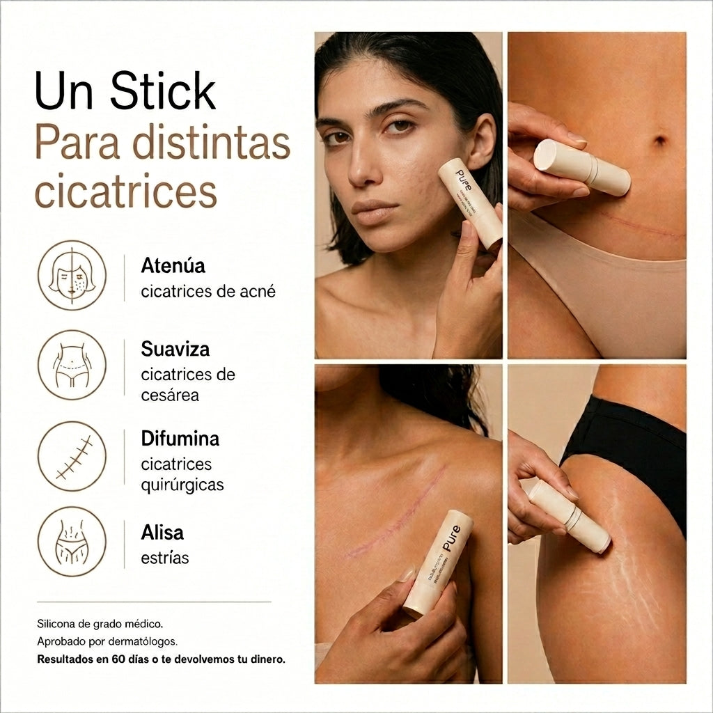 Avora Pure Stick | Elimina cicatrices y marcas de acné